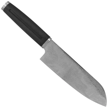 Nóż kuchenny Tokisu Santoku Black Rubber, Damascus (17477)