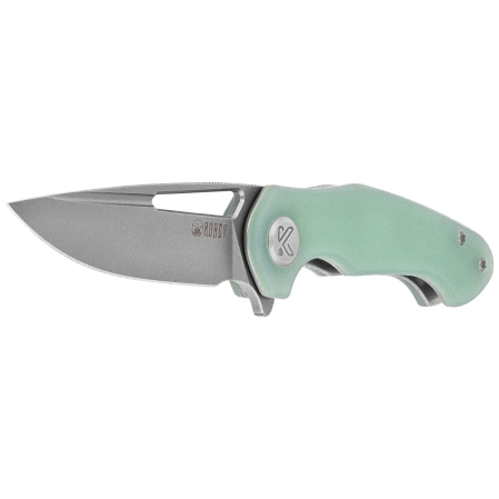 Kubey Dugu Knife Jade G10, Beadblasted 14C28N (KU210I)