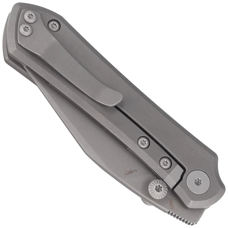 Nóż składany Bestech Icarus Dark Stonewashed Titanium, Dark Bead Blasted/Stonewashed M390 by Nick Rogers (BT2302D)