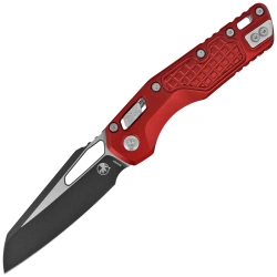 Microtech MSI S/E Knife Merlot Frag Aluminum, Black M390MK by Tony Marfione (210-1FRMR)