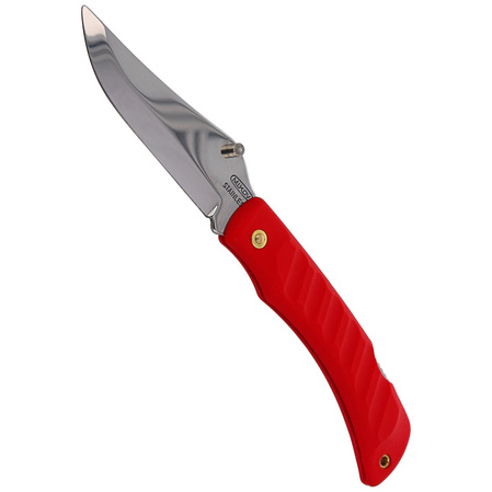 Nóż składany Mikov Crocodile Clip Point Red ABS, Mirror (243-NH-1/C RED)