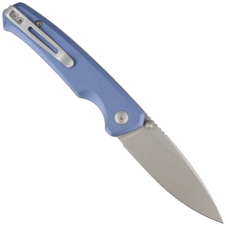 Civivi Altus Blue Aluminum, Stonewashed Nitro-V knife (C20076-6)