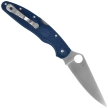 Spyderco Police 4 Lightweight Knife Cobalt Blue FRN, Satin CPM-SPY27 by Sal Glesser (C07PCBL4)