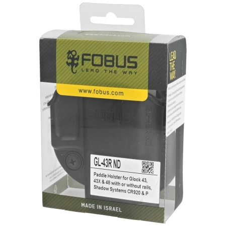 Fobus GL-43R ND holster for Glock 43, 43X, 48, Mossberg MC2SC, Shadow System CR920 & P