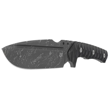Fox URO Knife Black G10, Acid Washed Niolox by Wander Tactical (FX-623 BA)