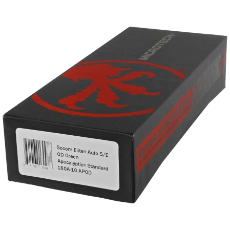 Nóż automatyczny Microtech Socom Elite Auto S/E OD Green Aluminium, Apocalyptic M390MK by Tony Marfione (160A-10APOD)