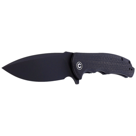 Civivi Knife Praxis Black Coarse Micarta, Black Stonewashed 9Cr18MoV (C803G)