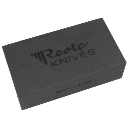 Reate Knife Mini EXO OTF Gravity Drop Point Bead Blasted Titanium/Burlap Micarta, Stonewashed CPM 3V