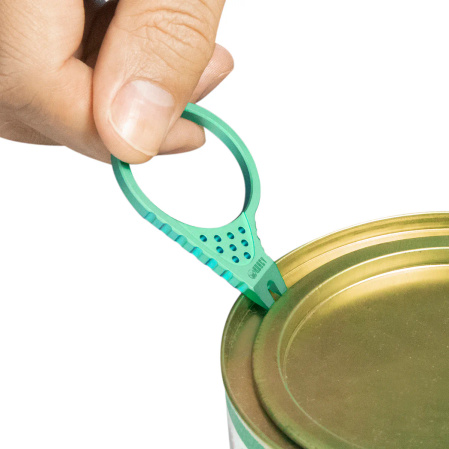 MultiTool Kubey Finger Ring Pry Bar Green Titanium by Kot Knives (KU410C)