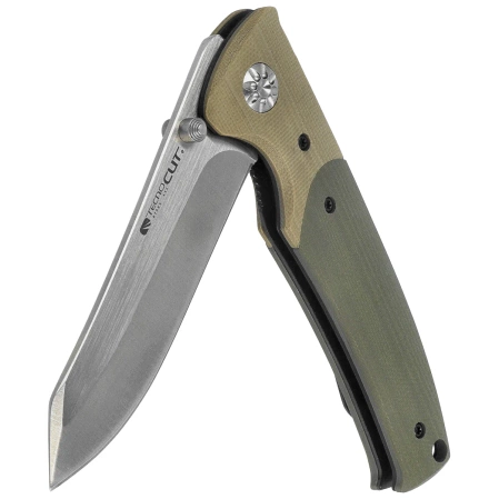Nóż składany Tecnocut TCN6526TG-S - Green/Khaki G10, Satin 440
