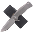 LionSteel SR11 Grey Titanium, Satin Sleipner by Molletta Knife (SR11 G)