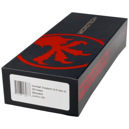 Microtech Combat Troodon Gen III S/E OTF Knife OD Green Aluminum, Black M390MK by Tony Marfione (1143-1OD)