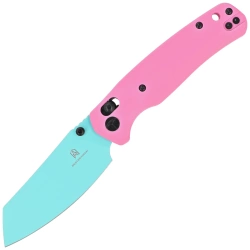 Nóż składany Bestechman Cicada's Wing Pink G10, Blue 10Cr15MoV (BMK06E)