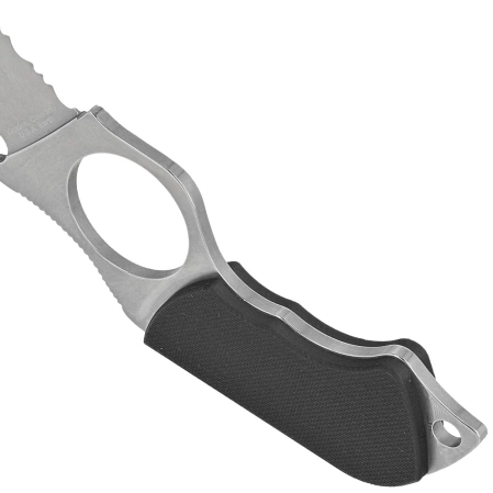 Spyderco Swick 5 Large Knife Black G10, Satin LC200N by Sal Glesser (FB14S5)