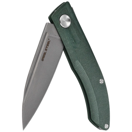 Nóż składany Real Steel Stella Green G10, Greywash VG-10 by Poltergeist Works (7054)