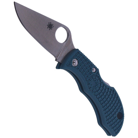 Nóż składany Spyderco Manbug Blue FRN K390 Plain (MFPK390)