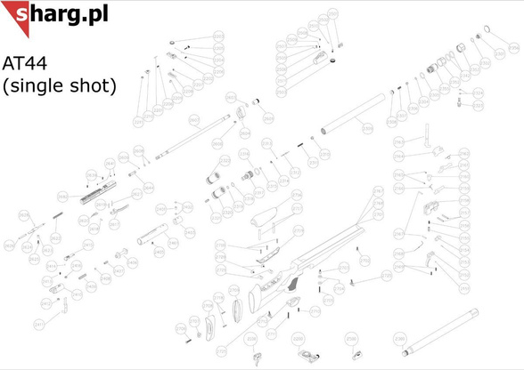 Nakrętka kontrująca iglicy do Hatsan: AT44, BT65, Galatian, Nova, Trophy (2211)