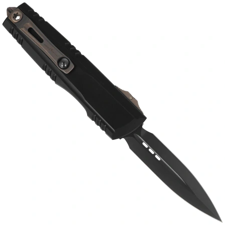 Nóż automatyczny OTF Microtech Luminary ZBP D/E Signature Black Aluminium, Black DLC M390MK by Tony Marfione (1270-1DLCS-Z23)