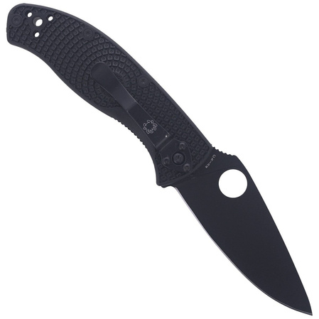 Spyderco Tenacious Lightweight Knife Black FRN, Black 8Cr13MoV by Eric Glesser (C122PBBK)