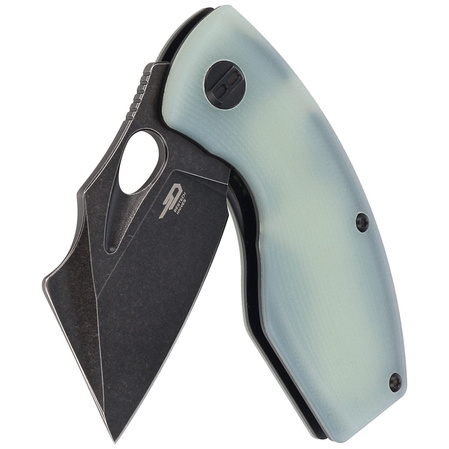Bestech Lizard Transparent G10, Black Stonewashed D2 Knife (BG39E)