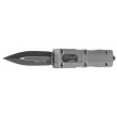 Microtech Dirac D/E OTF Knife Natural Clear Aluminum, Black M390 by Tony Marfione (225-1NC)