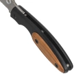 Muela KSC-7OL Black Aluminum/Olive Wood, Satin P/S 440C Knife