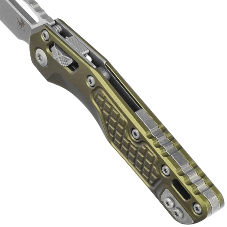 Nóż składany Microtech MSI S/E Ram-Lok OD Green Frag Aluminium, Apocalyptic M390MK by Tony Marfione (210-10APFROD)