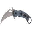 Fox Karambit Knife w/ Emerson Wave, Grey Aluminum, Sandblasted N690Co (478)