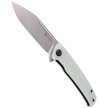 Sencut Knife Brazoria Natural G10, Silver Bead Blasted D2 (SA12B)