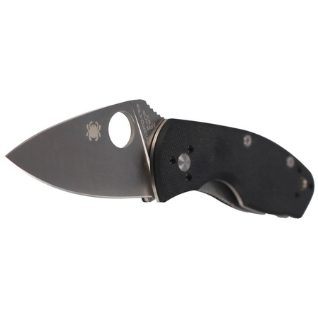 Spyderco Ambitious G-10 Black PlainEdge Knife (C148GP)