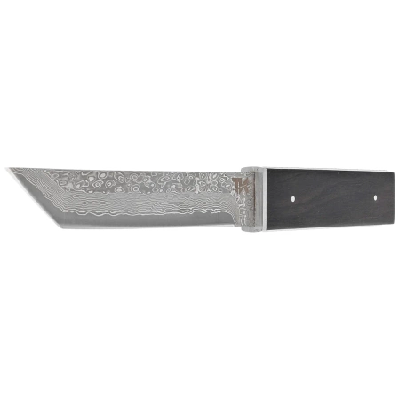 Tramuntana Decor Habitat Tanto Knife Black Ebony, Damascus (H0077)