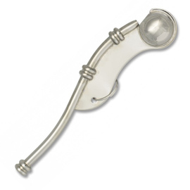 Barbaric Boatswain-Military Whistle Chrome Metal (33035)