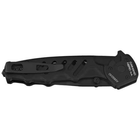 Extrema Ratio Caimano Nero N.A. Black Aluminium, Black MIL-C N690 knife (04.1000.0166/BLK)