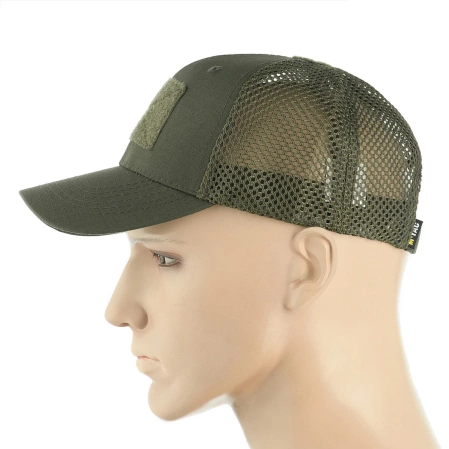 Czapka z daszkiem M-Tac Mesh Flex Rip-Stop z Velcro, Army Olive (40570062)