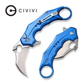Civivi Incisor II Knife Bright Blue Aluminum, Satin Nitro-V (C16016B-2)