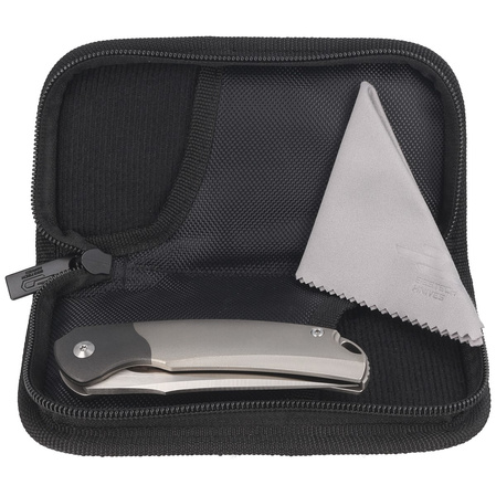 Nóż składany Bestech Supernova Grey Titanium/Black Zirconium, Satin M390 (BT2111A)