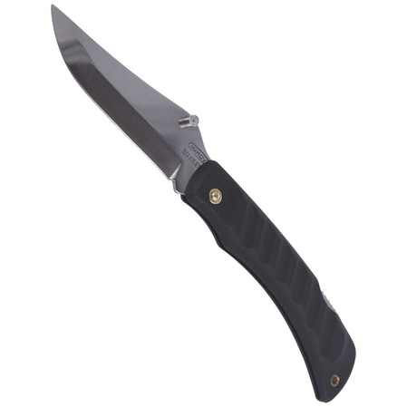 Mikov Crocodile Black ABS Folding Knife, Mirror Finish (243-NH-1/C BLK)