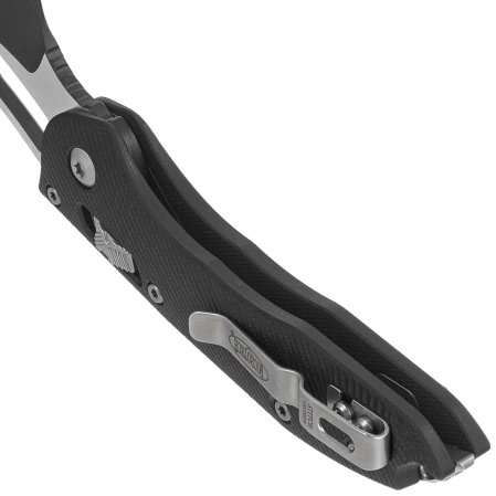 Nóż składany Microtech Stitch Ram-Lok S/E Fluted Black G10, Black M390MK by Borka Blades and Tony Marfione (169RL-1FLGTBK)