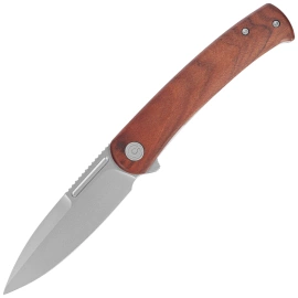 Civivi Knife Cetos Cuibourtia Wood / Stainless Steel, Silver Bead Blasted 14C28N (C21025B-4)