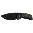 Nóż składany Remette RT-Steed Black Titanium/Black-Green Carbon Fiber, Black DLC M390 (RTWS-BH)