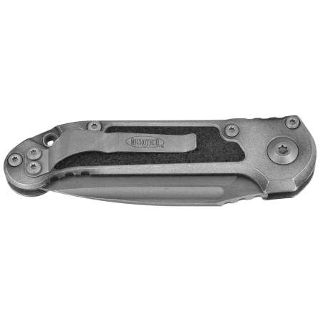 Nóż automatyczny Microtech LUDT Gen III S/E Weathered Metal Aluminium, Apocalyptic M390MK by Tony Marfione (1135-10APWME)