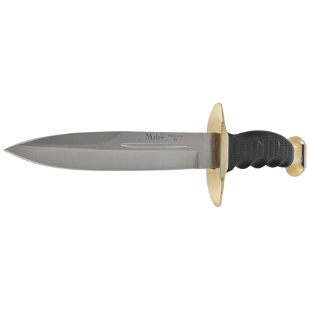 Muela 95-190 Black Rubber Knife, Satin 420H