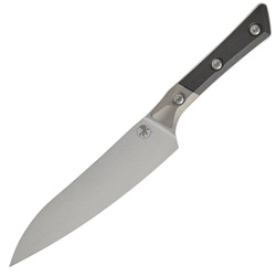 Nóż kuchenny Microtech Utility Titanium Bolster/Black G10, Stonewashed MK390 (3400B-10BK)