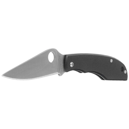Spyderco Grasshopper Knife Black G10, Satin 12C27 (C138GBKP)