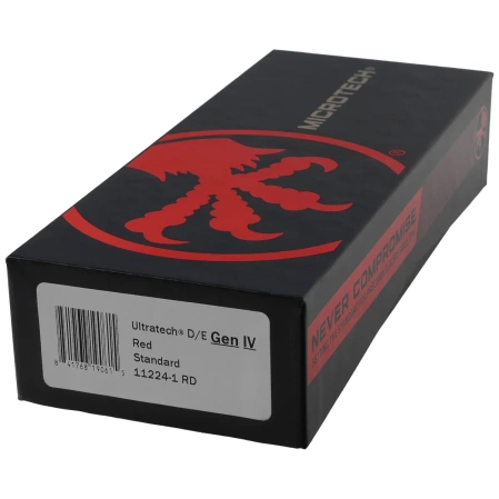 Nóż automatyczny OTF Microtech Ultratech Gen IV D/E Red Aluminium, Black M390MK by Tony Marfione (11224-1RD)