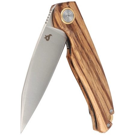 BlackFox Argus Ziricote Wood, Satin D2 by Grigorii Matveev knife (BF-760 W)