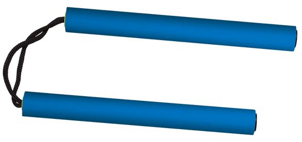 Nunchaku treningowe Martinez Albinox Training Nunchacks Blue Foam (39806)