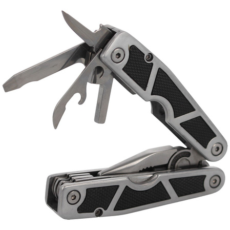 MultiTool Herbertz Rubber / Aluminium, Satin, 9 bitów (108100)