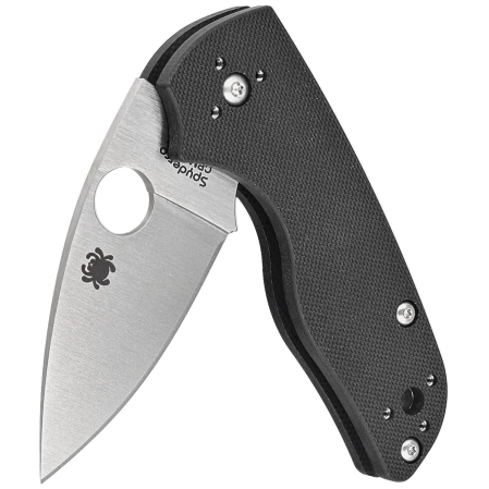 Spyderco Lil' Native Slipit Black G10, Satin Plain CPM S30V by Eric Glesser (C230NLGP)