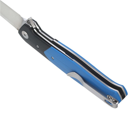 Bestech Knife Swordfish Black / Blue G10, Satin D2 (BG03D)